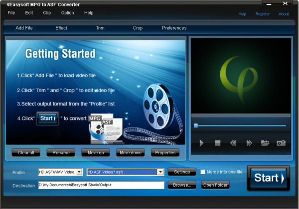 4Easysoft MPG to ASF Converter