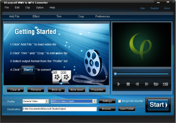 4Easysoft WMV to MP4 Converter