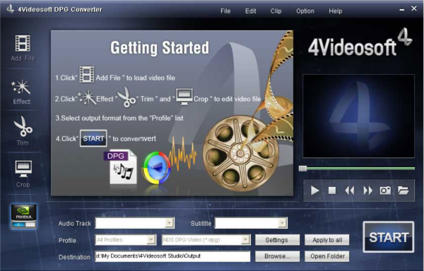 4Videosoft DPG Converter