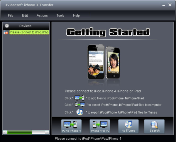 4Videosoft iPhone 4 Transfer