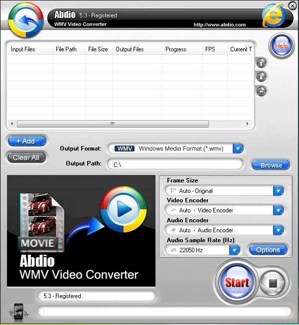 Abdio WMV Video Converter