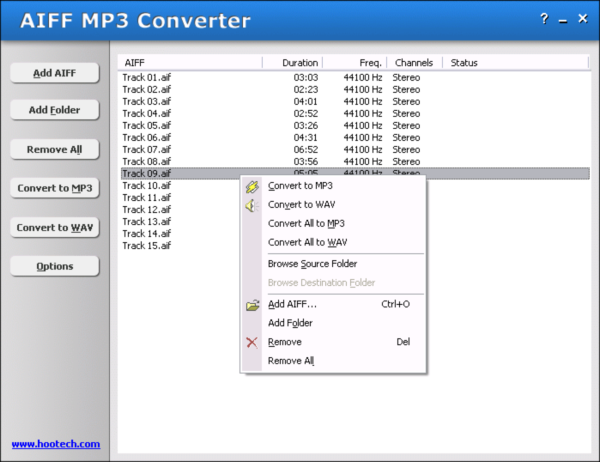 AIFF MP3 Converter