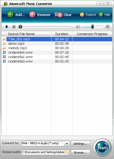 Aimersoft Almusic Converter