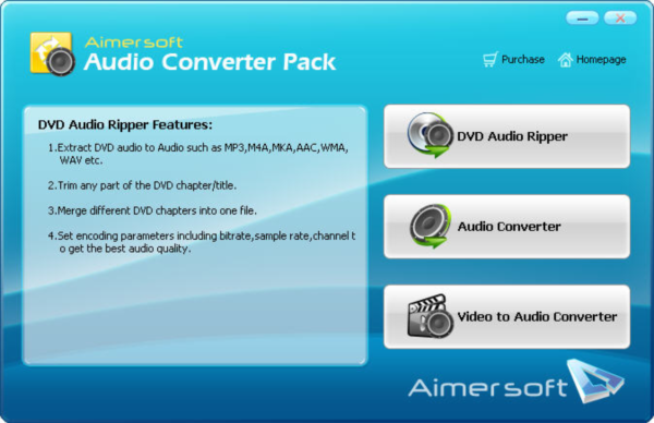 Aimersoft Audio Converter Pack