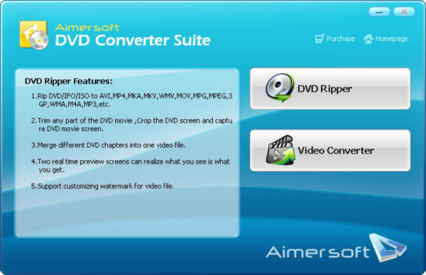 Aimersoft DVD Converter Suite