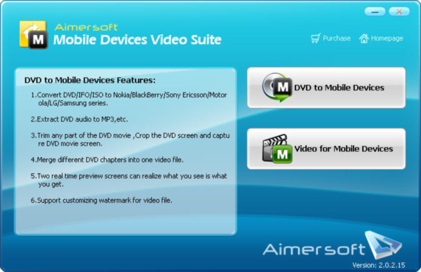 Aimersoft Mobile Devices Video Suite