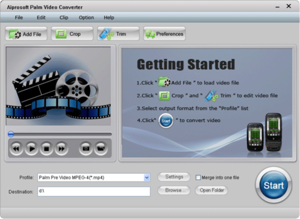 Aiprosoft Palm Video Converter