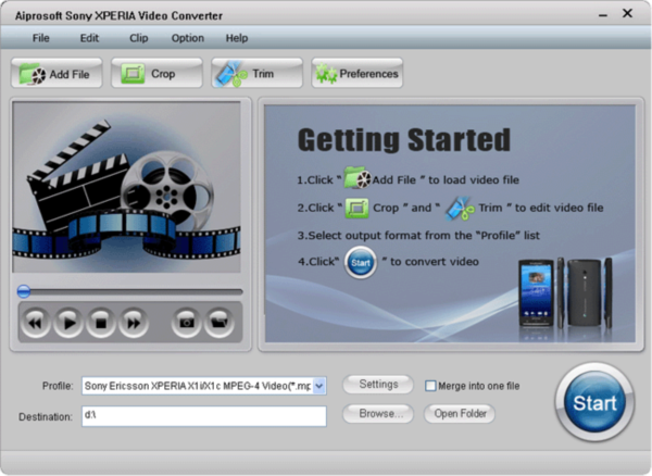 Aiprosoft Sony Xperia Video Converter
