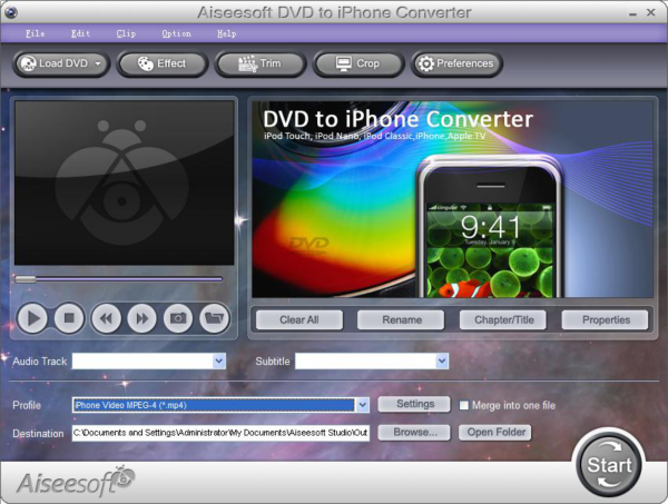 Aiseesoft DVD to iPhone Converter