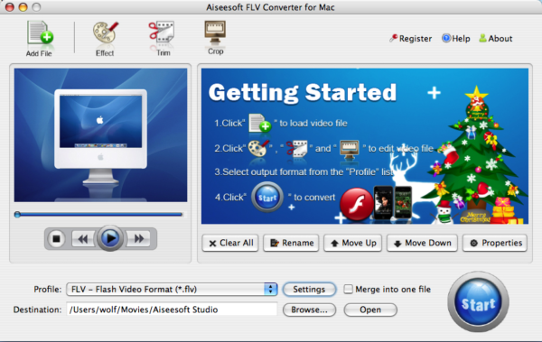 Aiseesoft FLV Converter for Mac
