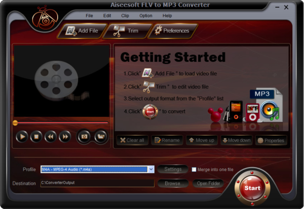 Aiseesoft FLV to MP3 Converter