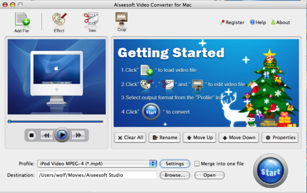 Aiseesoft Video Converter for Mac