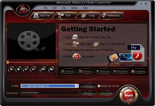 Aiseesoft Video to Flash Converter