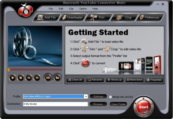 Aiseesoft YouTube Converter Mate