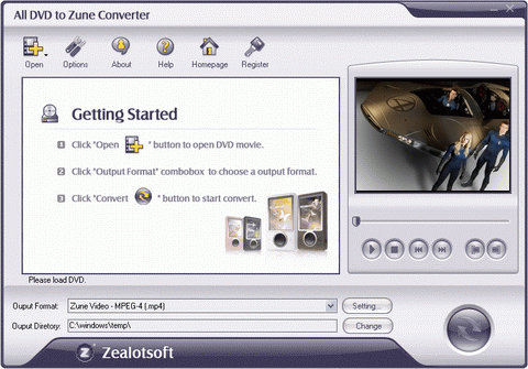 All DVD to Zune Converter