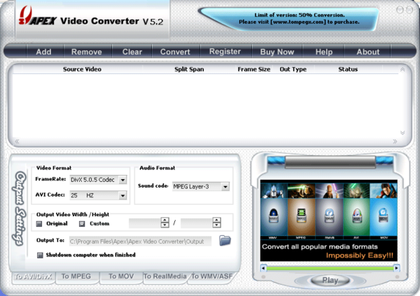 Apex Video Converter Pro