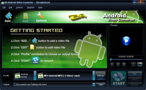 AQ Android Video Converter