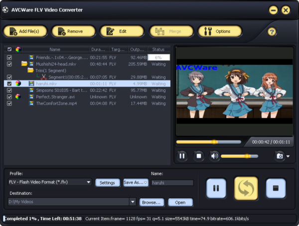 AVCWare FLV Video Converter