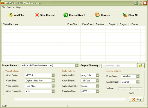 AVI WMV MPEG MOV Converter