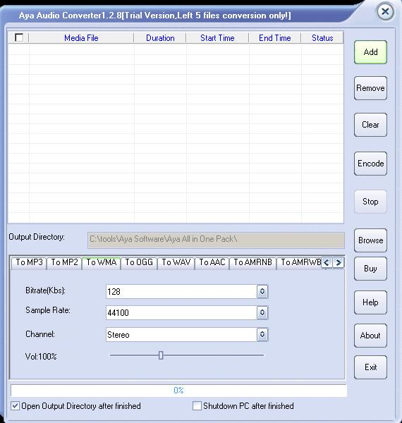 Aya Audio to Audio Converter