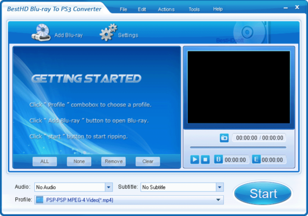 BestHD Blu-Ray to PS3 Converter