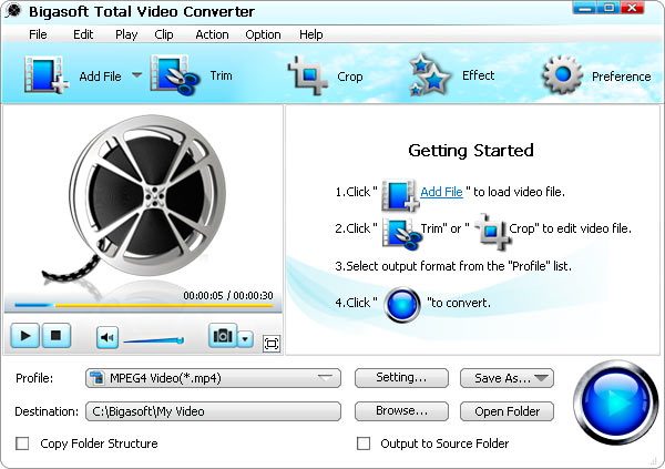 Bigasoft Total Video Converter