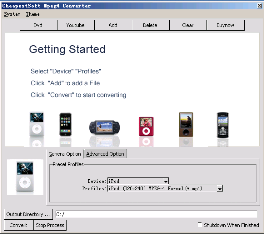 CheapestSoft MPEG4 Converter