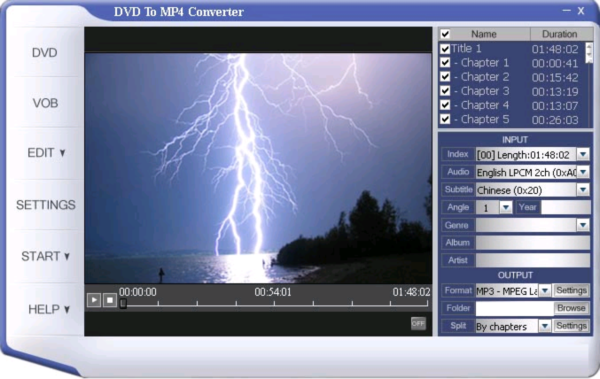 CNC DVD To MP4 Converter