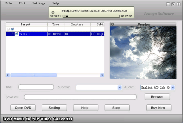 Convert DVD Movies to PSP Video