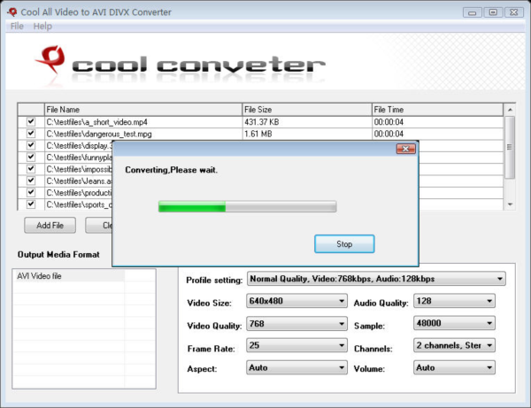 Cool All Video to AVI DIVX Converter