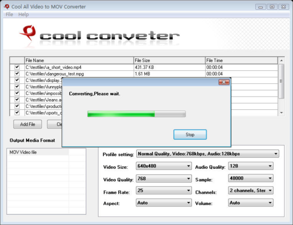 Cool All Video to MOV Converter