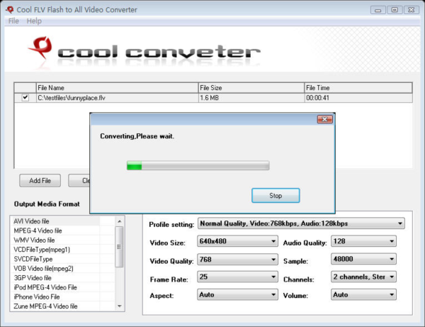 Cool FLV Flash to All Video Converter