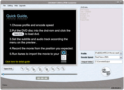 Cucusoft DVD to iPod Converter