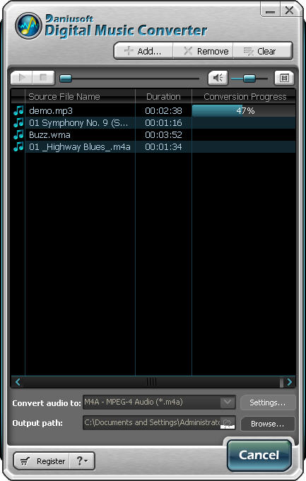 Daniusoft Digital Music Converter