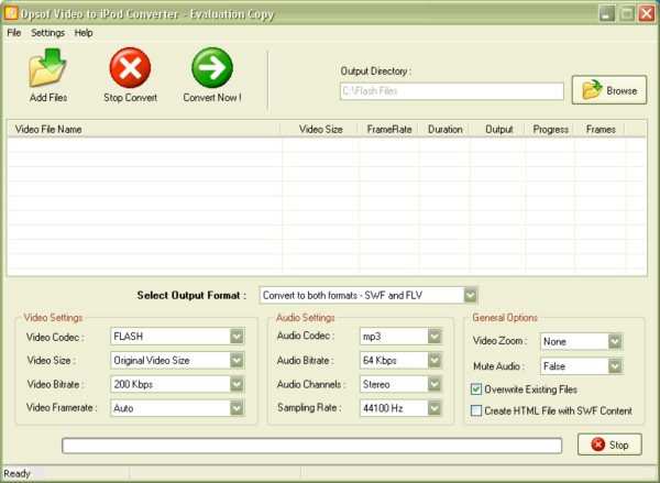 Dpsof  Video to Flash Converter