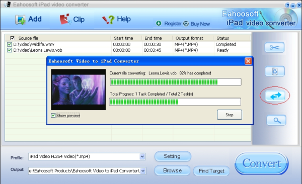 Eahoosoft Video to iPad Converter