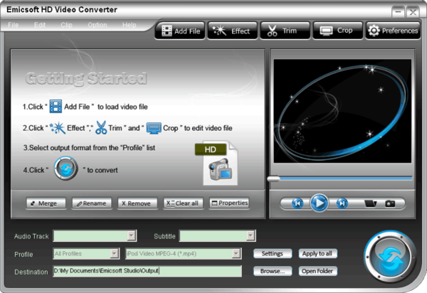 Emicsoft HD Video Converter