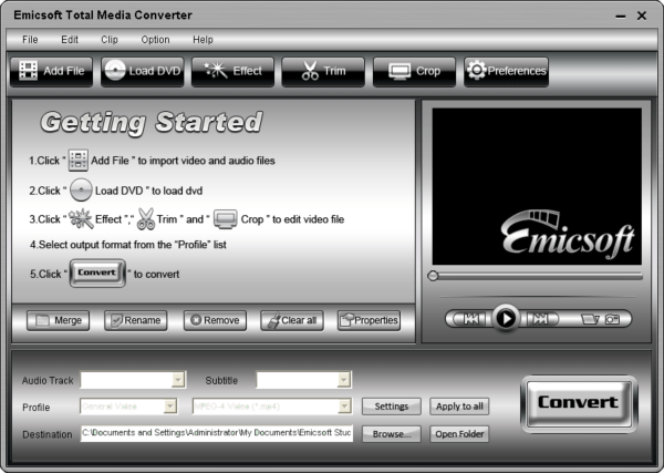 Emicsoft Total Media Concerter