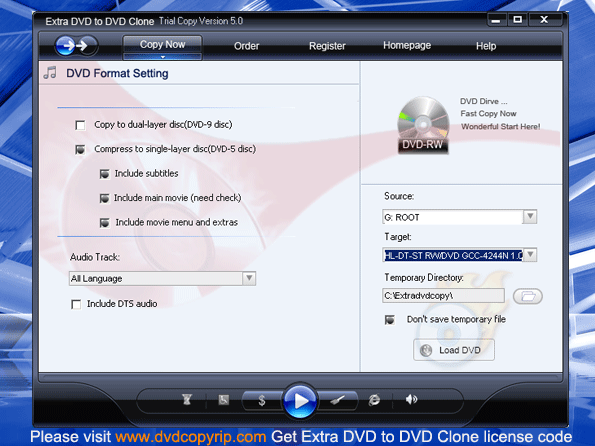 Extra DVD to DVD Clone