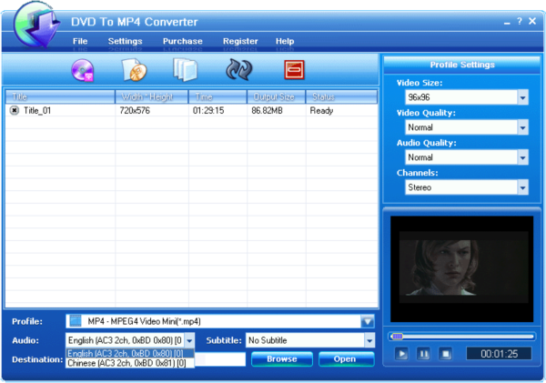 Eztoo DVD To MP4 Converter