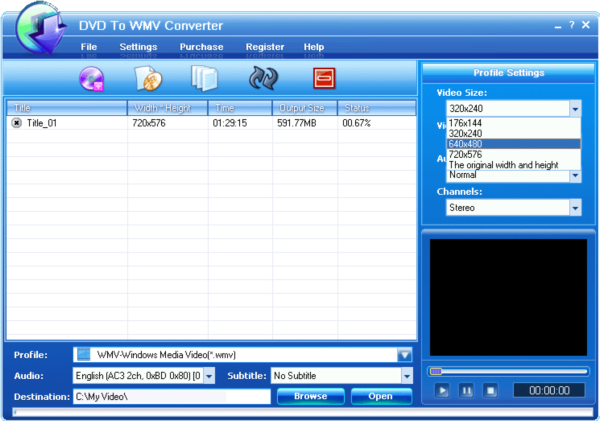 Eztoo DVD To WMV Converter