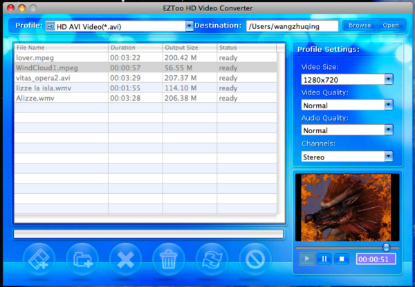 Eztoo HD Video Converter for MAC