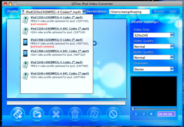 Eztoo iPod Video Converter For MAC