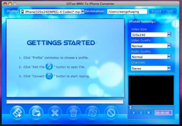 Eztoo WMV To iPhone Converter for MAC
