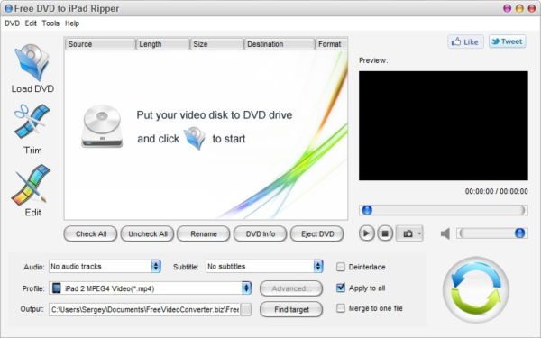 Free DVD to iPad Ripper