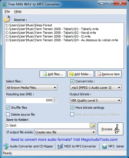 Free M4A to MP3 Converter