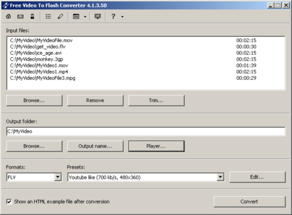 Free Video to Flash Converter
