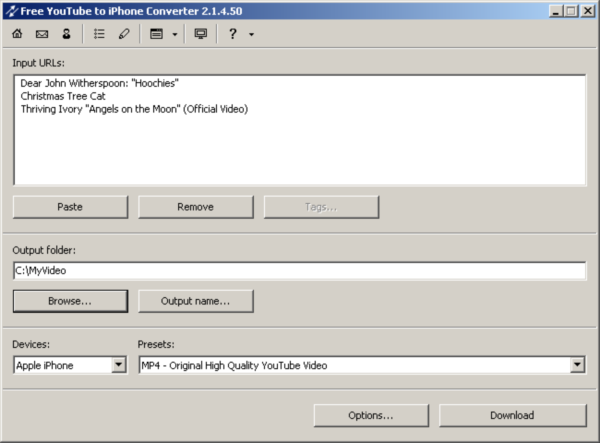 Free YouTube to iPhone Converter