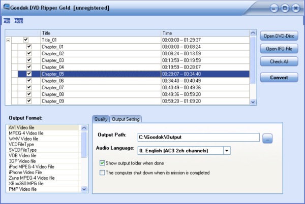 GoodOk DVD Ripper Gold