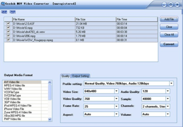 GoodOk MOV Video Converter